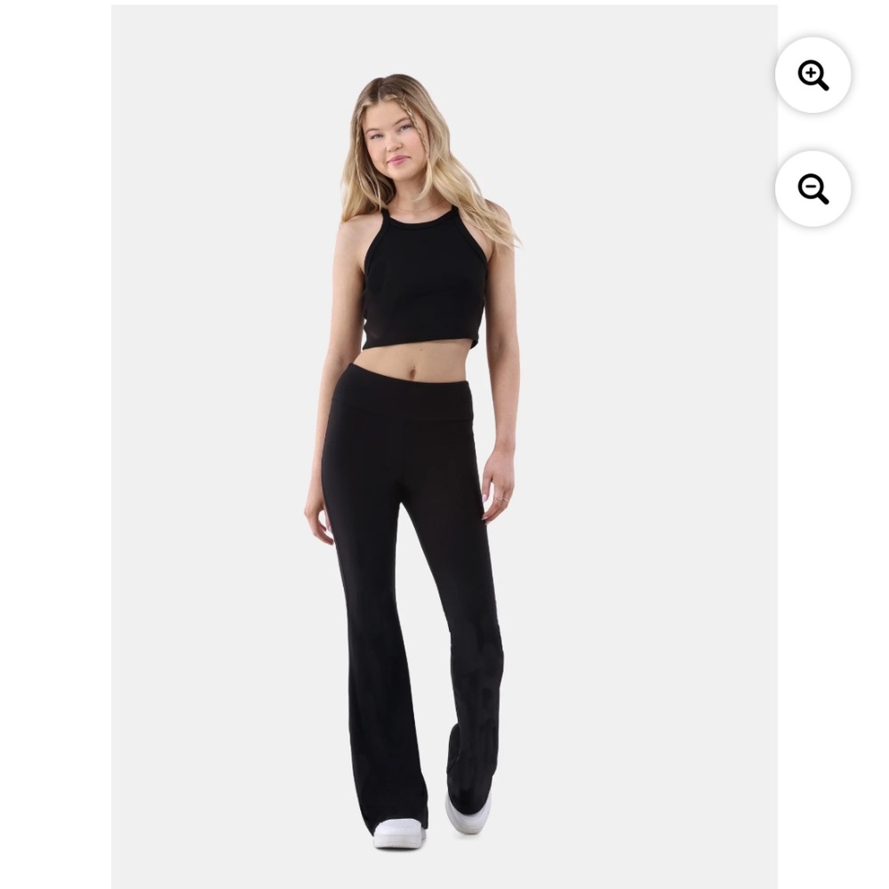 No Boundaries Women’s Black Flare Pants Size Large NWT - Picture 2 of 5
